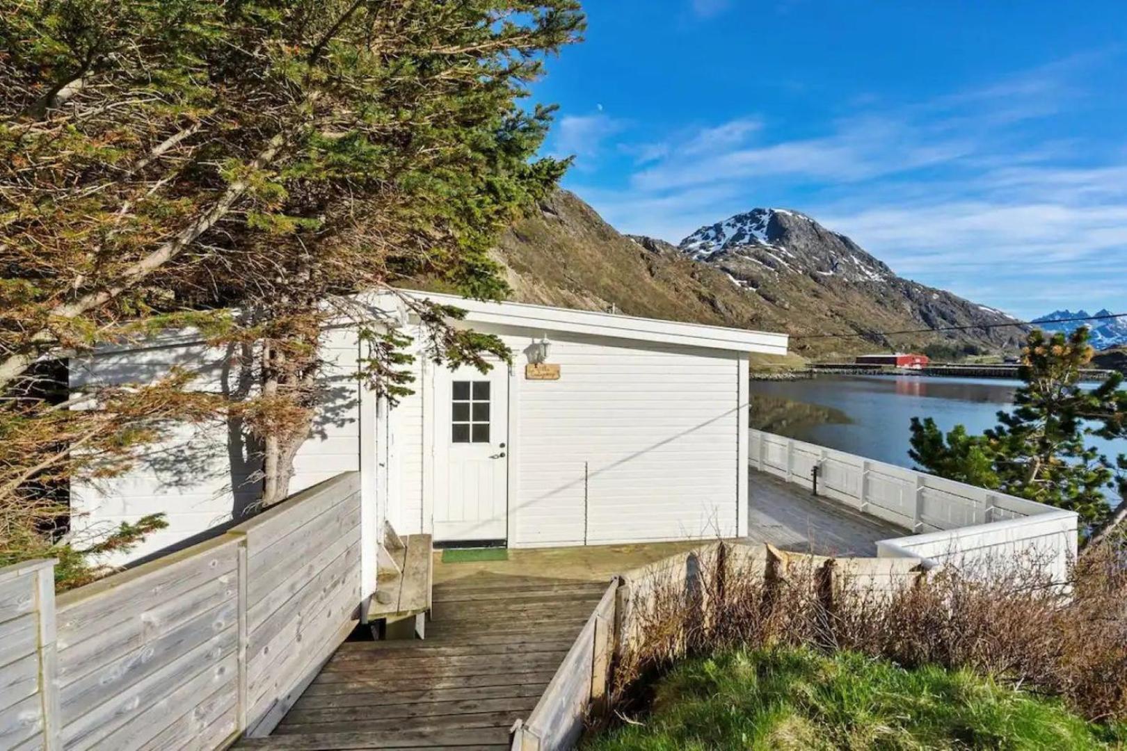 Panoramic Seaview Cabin For Two Persons By The Sea Hovdan 外观 照片